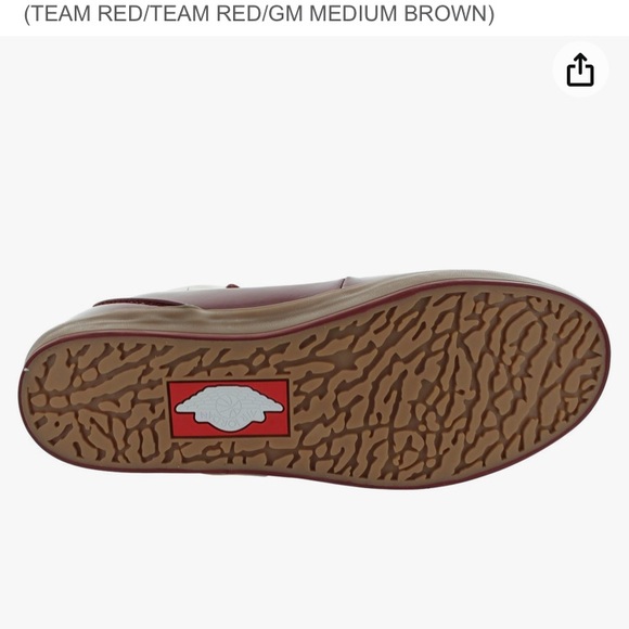 Air Jordan 9.5 Shoe Burgundy Patent Leather lace up Brown Rubber sole Excellent - Picture 4 of 6